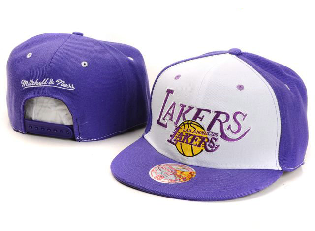 NBA Los Angeles Lakers M&N Snapback Hat NU03